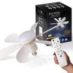 E27 Ceiling Fan Light With Remote – Dimmable LED, 3 Speeds